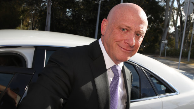 Andy Vesey, CEO of AGL, arrives at Parliament House for a meeting with the Prime Minister Malcolm Turnbull in 2017.