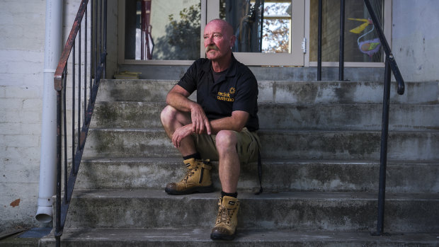 Mark Ransome, who will be taking the program he has run at Ainslie Avenue public housing flats to Illawarra Court in Belconnen.