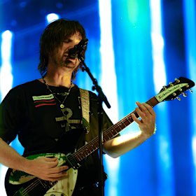 Parker performing in Denver. 