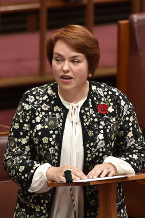 The late Labor senator Kimberley Kitching in 2016.