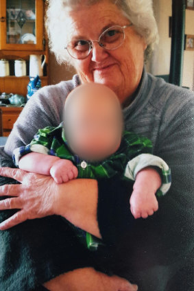 Beverly Quinn with one of her other grandchildren.