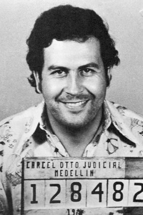 Cocaine cartel kingpin Pablo Escobar.