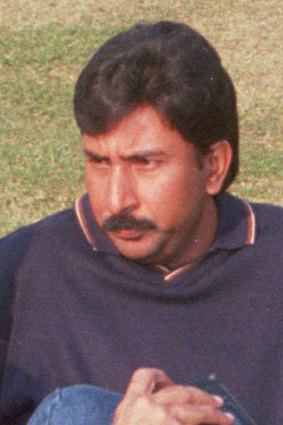 Former Pakistani cricketer Salim Malik. 