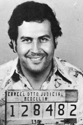 Cocaine cartel kingpin Pablo Escobar.