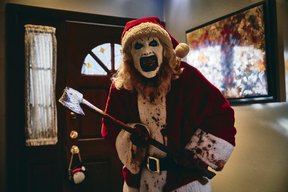 Art the Clown (played by David Howard Thornton) returns with even more creative and disturbing ways to kill in Terrifier 3.