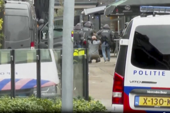 The man surrendered to police after a tense hours-long standoff in the central Dutch town of Ede, Netherlands.
