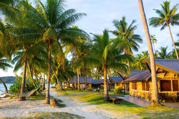 Beachfront at Plantation Island.
