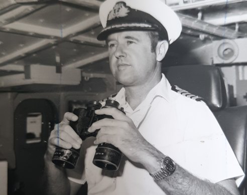 On watch: Rear Admiral Ian Richards.