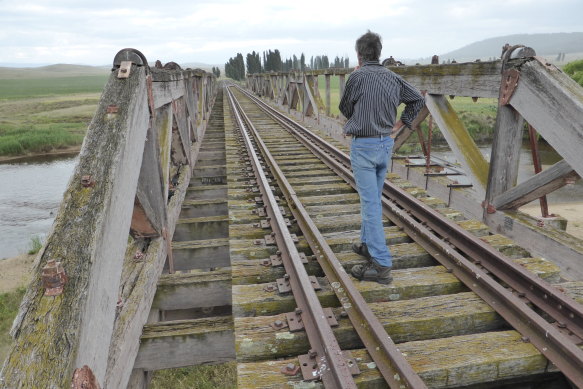 The Chakola rail bridge, near Cooma, would form part of the Monaro Rail Trail.