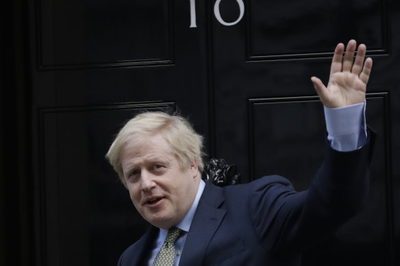Never say goodbye: Boris Johnson.