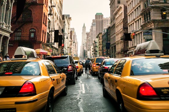 NYC taxi madness.