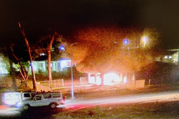 Travis Ngakyunkwokka's home was among those destroyed in the riots.  