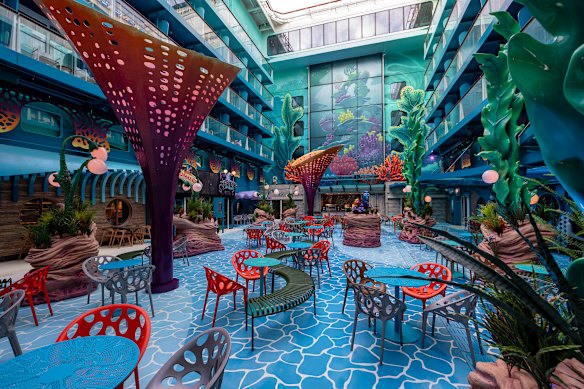 The Discovery Reef area.