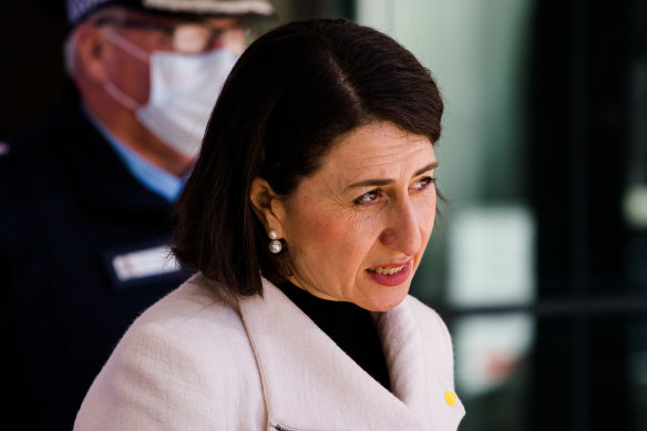 NSW Premier Gladys Berejiklian was asked why the state government won’t provide a definition of an essential worker at today’s press conference. 