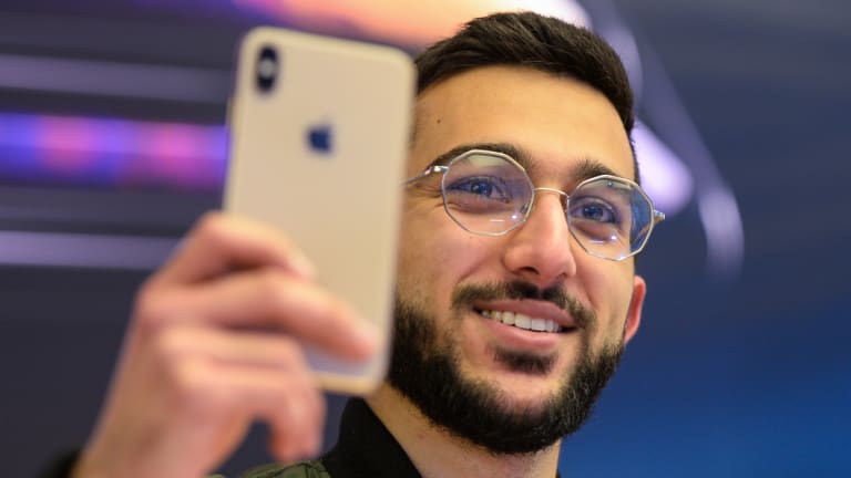 Mr Kourouche only queued up for one night this time. 