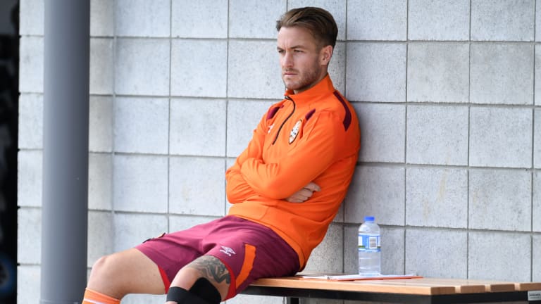Almighty Roar: Socceroos' striker Adam Taggart will give Brisbane a big boost up forward.