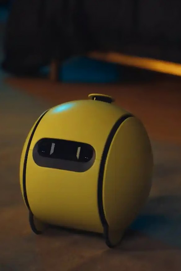 Samsung’s Ballie assistant at CES in Las Vegas.