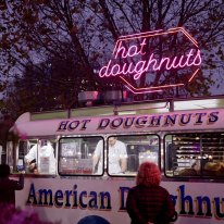 Introduce visitors to the American Doughnut Kitchen, then explain it’s not actually American.