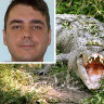 Police scour croc-infested river in search for missing Victorian man