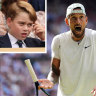 ‘Swearing my nuts off’: Prince George not amused but Kyrgios has no regrets over on-court antics