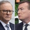 Business Council of Australia chief Bran Black (right) told Anthony Albanese corporate leaders think the country is “losing our way”.