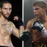 Nico Ali Walsh and Nikita Tszyu.
