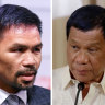 Boxing superstar Manny Pacquiao announces run for Philippines president