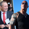 WA premier pleads with The Rock to visit Perth this weekend