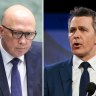 Opposition Leader Peter Dutton and Education Minister Jason Clare.