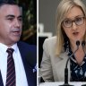 Former deputy premier John Barilaro and Investment NSW boss Amy Brown.