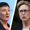 Business Council chief Jennifer Westacott and ACTU secretary Sally McManus.