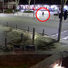 CCTV captures Nyaparu’s attacker following her in Perth’s CBD.