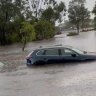 ‘Street like a river’: Perth residents retreat as others hit the kayak