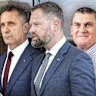 Corrective Services Minister Paul Papalia; Opposition corrective services spokesman Adam Hort; WA Inspector of Custodial Services Eamon Ryan. Picture: WAtoday