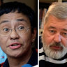 Nobel Peace Prize awarded to two courageous free speech campaigners