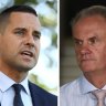 Sydney MP Alex Greenwich was sent a threatening homophobic letter, which invoked former One Nation leader Mark Latham.