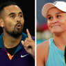 How do you take your tennis superstar: Beige Barty or Cray-cray Kyrgios?