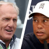 Tiger v Shark: Australian stars back Norman after Woods swipe at LIV boss