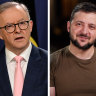 PM Anthony Albanese, who has declined a invited to attend a peace summit, spoke with Ukrainian President Volodymyr Zelensky on Wednesday.