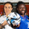 Lucy Bronze and Nérilia Mondésir. 