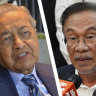 Mahathir, Anwar face off in contest for Malaysian prime ministership