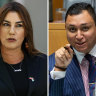 Senators Lidia Thorpe and Ralph Babet.