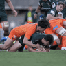 Joey Manu scores his first try in Japanese rugby.