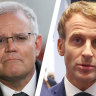 Slurs, lies and sledges: is Macron or Morrison telling the whole story?