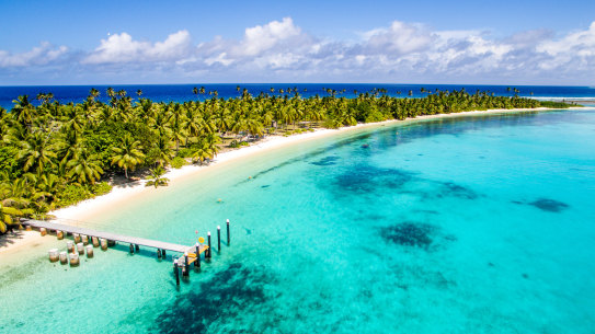 Freakishly scenic … Cocos Keeling Islands.