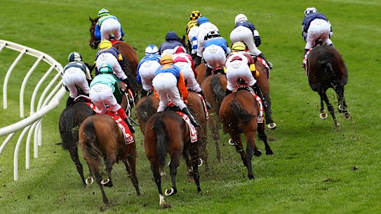 Buckhurst faded at the Cox Plate. 