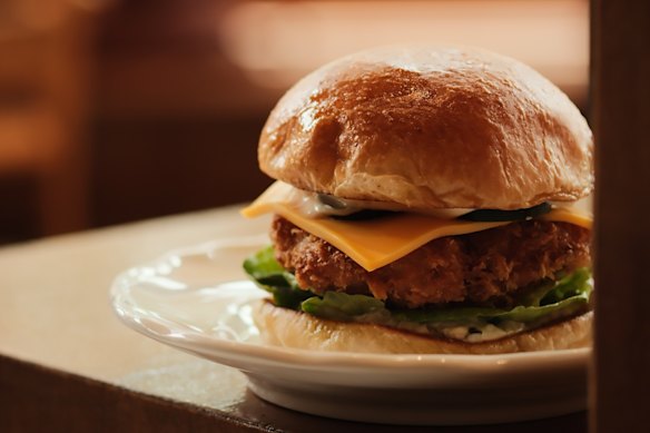 The famous fish burger at Ellen. 