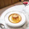 Twists on classics … twice-baked gruyere souffle.