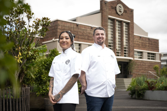 Nat and Pezza, MasterChef grand finalists of 2024. 