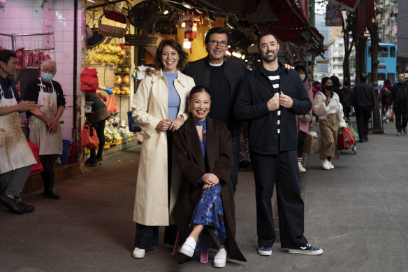 The MasterChef judges hit the streets of Hong Kong and moonlight as tram conductors.
